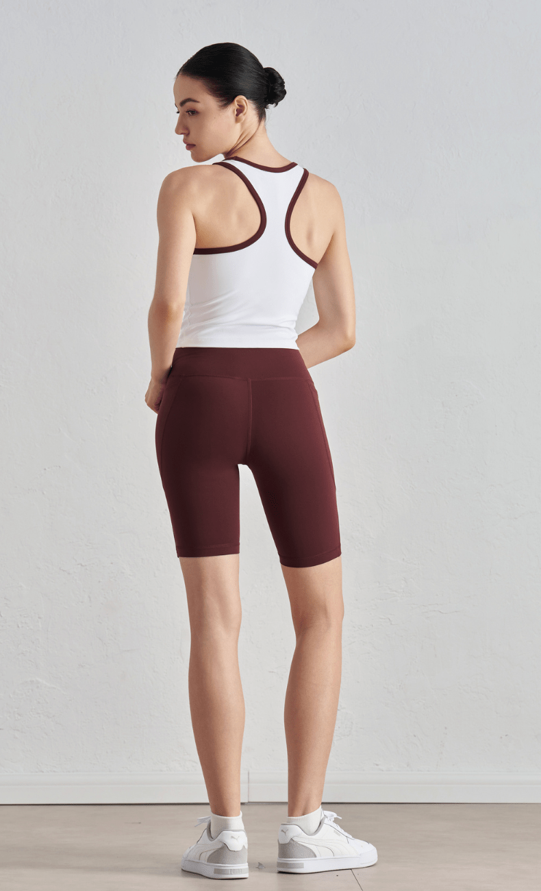 WOO YOGA Shorts Simone High-Waisted Seamless Fitness Short 