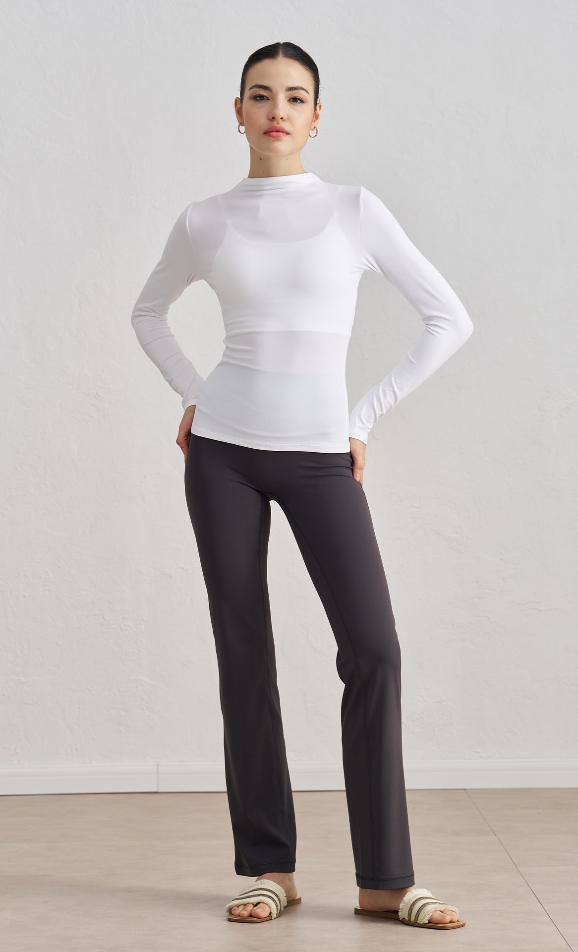 WOO YOGA Tops & Tees Madeleine High-Stretch Fitness Long Sleeve 