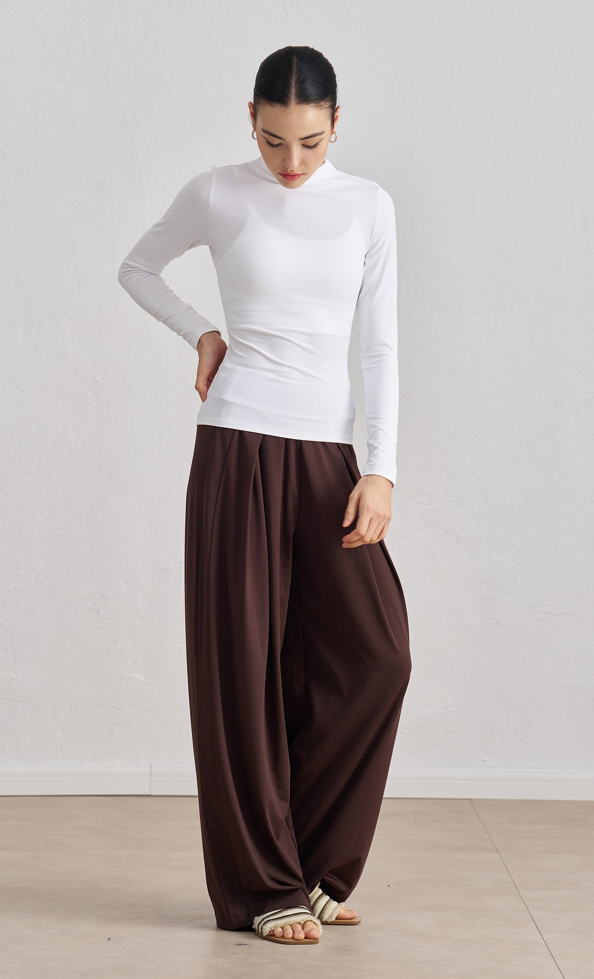 WOO YOGA Tops & Tees Madeleine High-Stretch Fitness Long Sleeve 