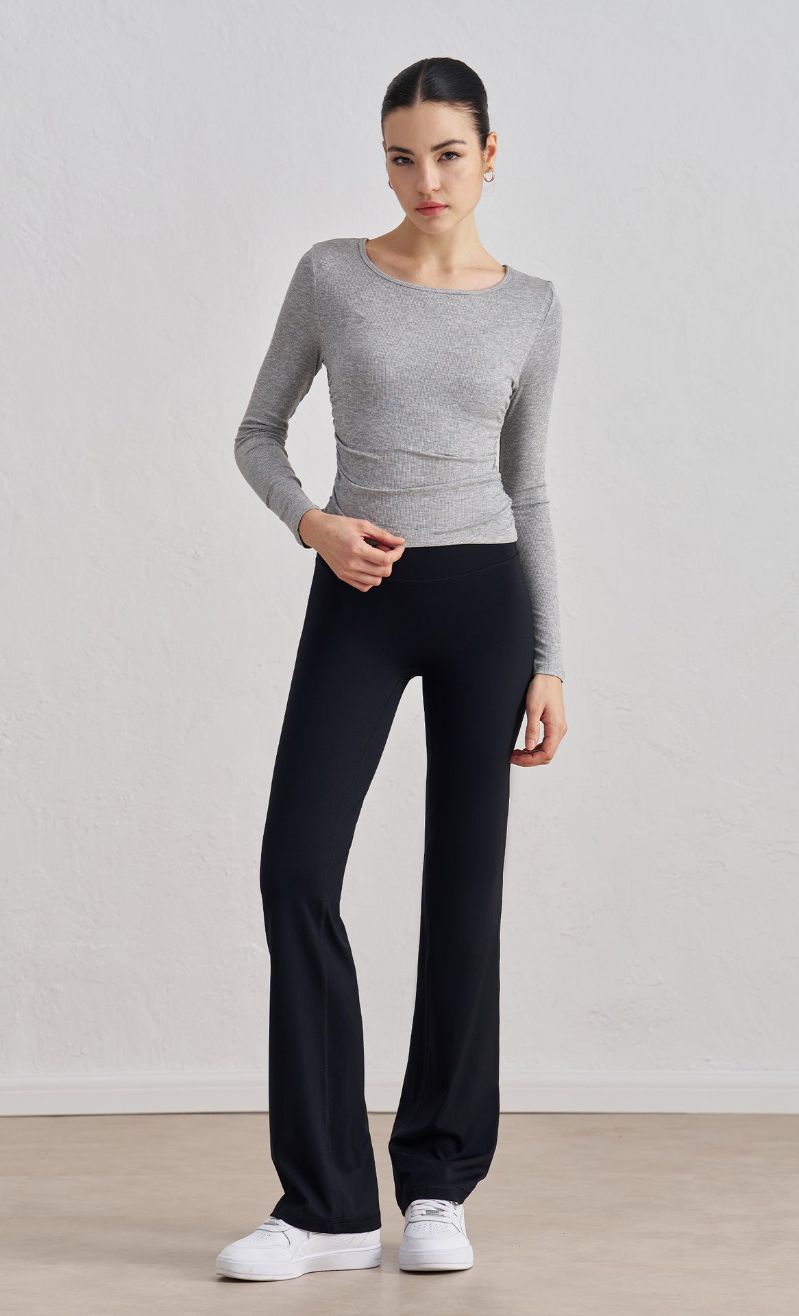 WOO YOGA Tops & Tees Ava Ribbed Fitness Long Sleeve 